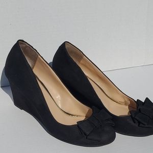 JESSICA SIMPSON BOW TIE WEDGES SIZE 9